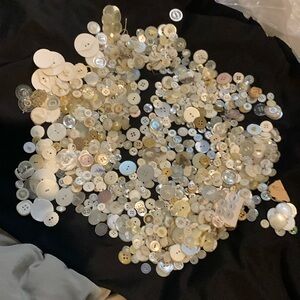 Huge Lot Of Vintage Buttons